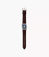 Carraway Automatic Brown Croco Leather Watch