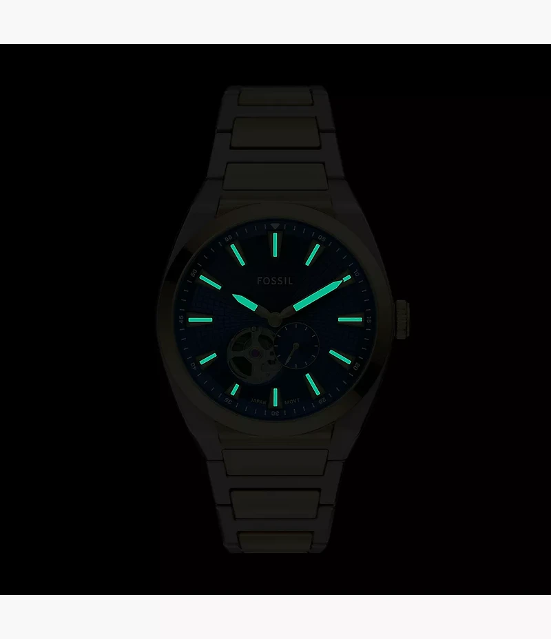Everett Automatic Two-Tone Stainless Steel Watch