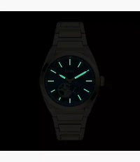 Everett Automatic Two-Tone Stainless Steel Watch