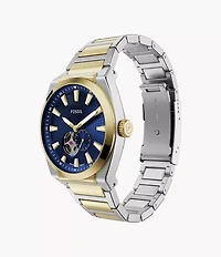 Everett Automatic Two-Tone Stainless Steel Watch
