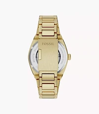 Everett Automatic Gold-Tone Stainless Steel Watch