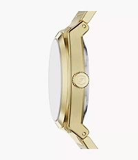 Everett Automatic Gold-Tone Stainless Steel Watch