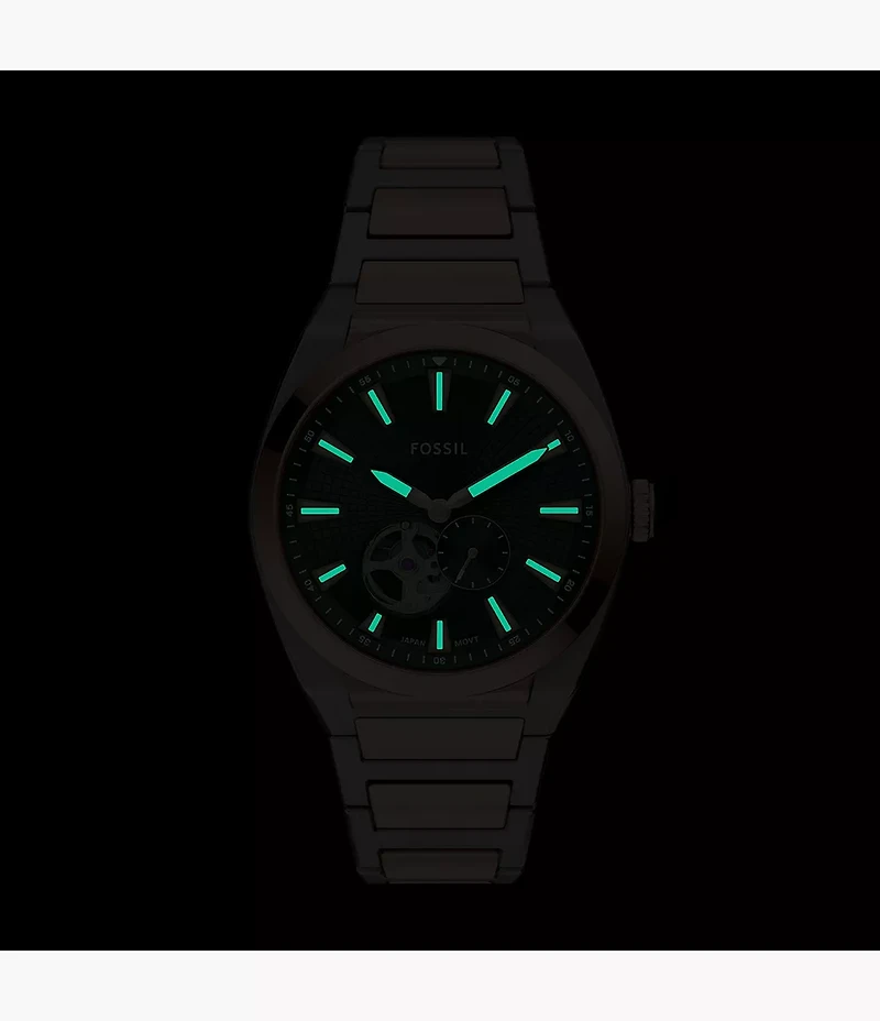 Everett Automatic Two-Tone Stainless Steel Watch