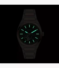 Everett Automatic Two-Tone Stainless Steel Watch