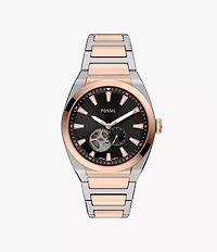Everett Automatic Two-Tone Stainless Steel Watch