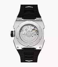Machine X1 42mm Automatic Black Silicone Watch