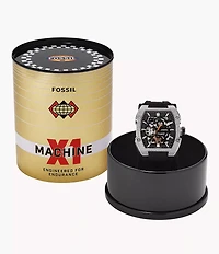 Machine X1 42mm Automatic Black Silicone Watch