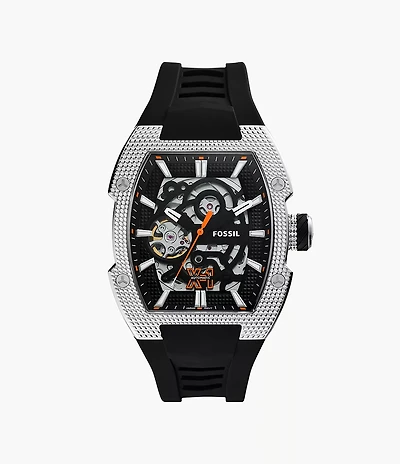 Machine X1 42mm Automatic Black Silicone Watch