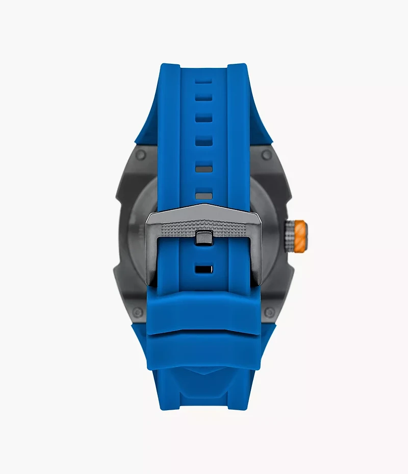 Machine X1 42mm Automatic Blue Silicone Watch