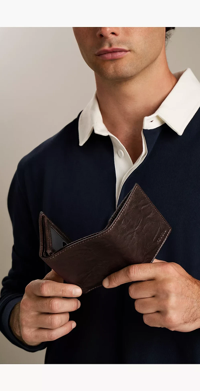Ingram Leather Trifold Wallet