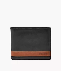 Quinn Leather Flip ID Bifold Wallet