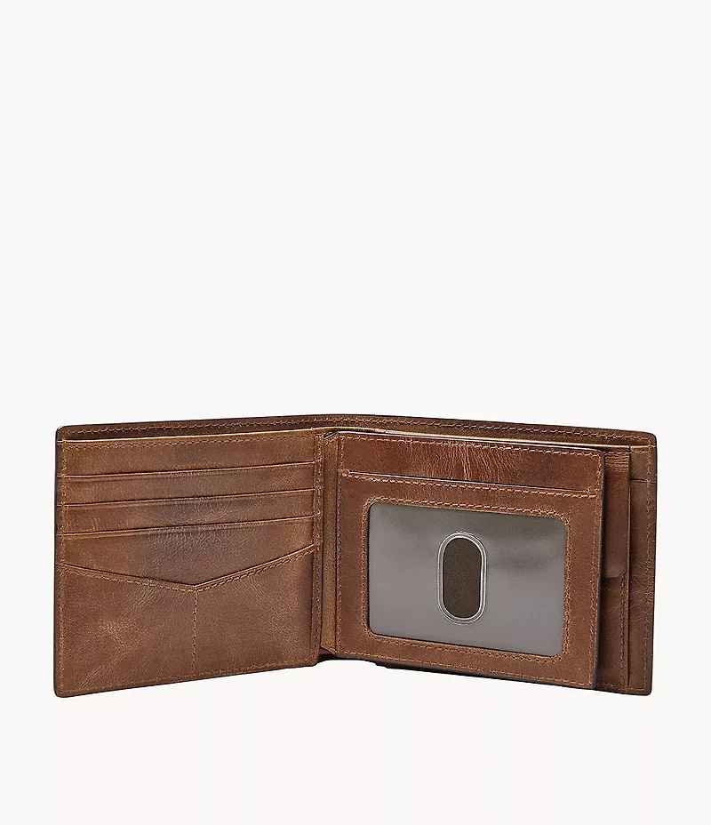 Derrick RFID Large Coin Pocket Bifold