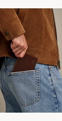 Ryan Leather RFID Flip ID Bifold Wallet