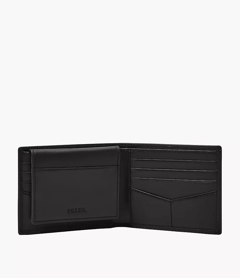 Derrick Leather RFID Passcase Wallet
