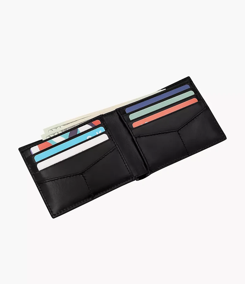 Derrick Leather RFID Passcase Wallet