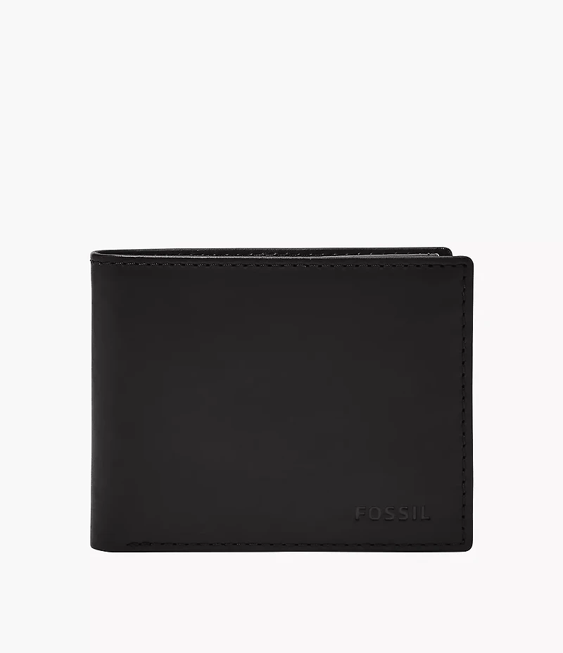 Derrick Leather RFID Passcase Wallet
