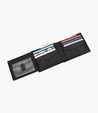 Ingram Leather RFID Bifold with Flip ID Wallet