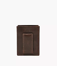 Derrick Leather RFID Magnetic Card Case Wallet