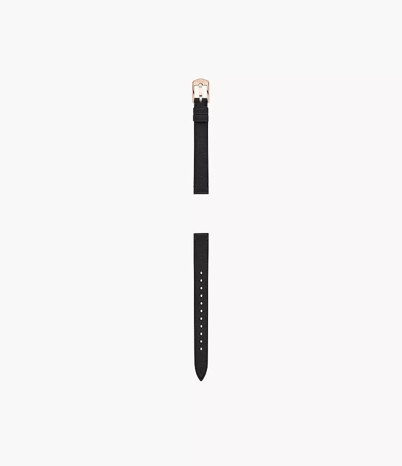 12mm Black LiteHide™ Leather Strap