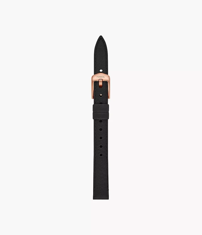 12mm Black LiteHide™ Leather Strap