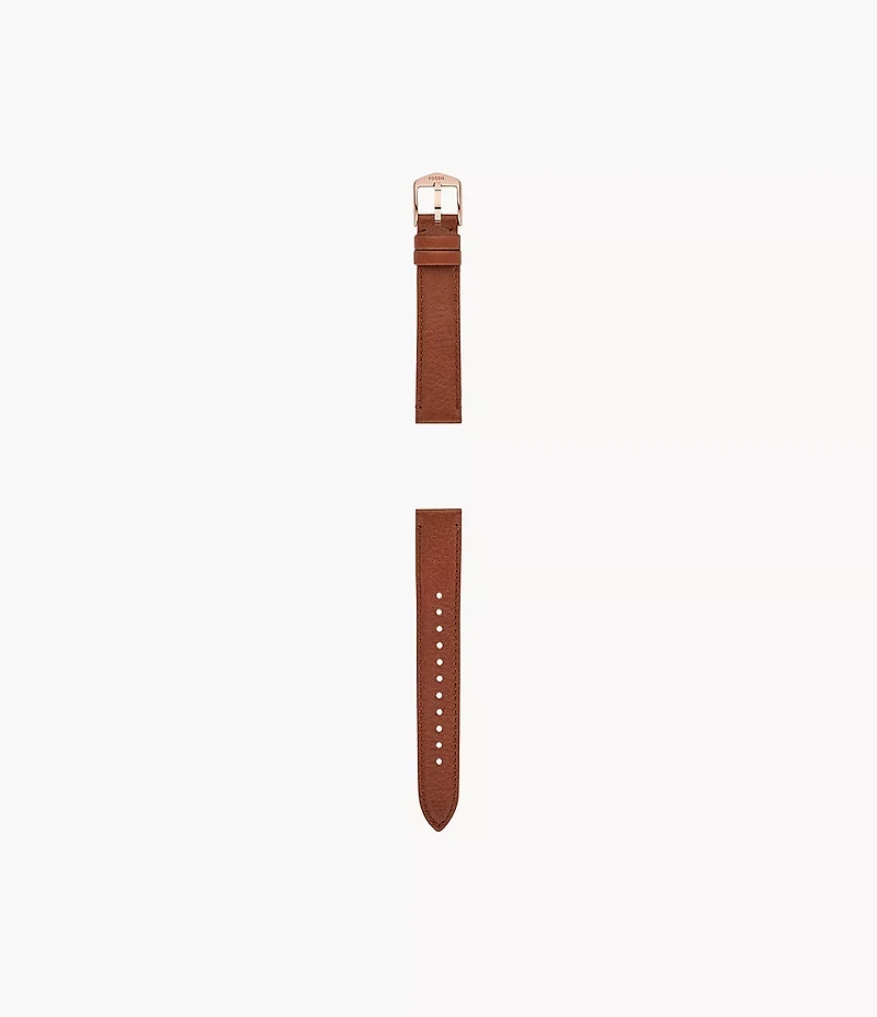 16mm Medium Brown LiteHide™ Leather Strap