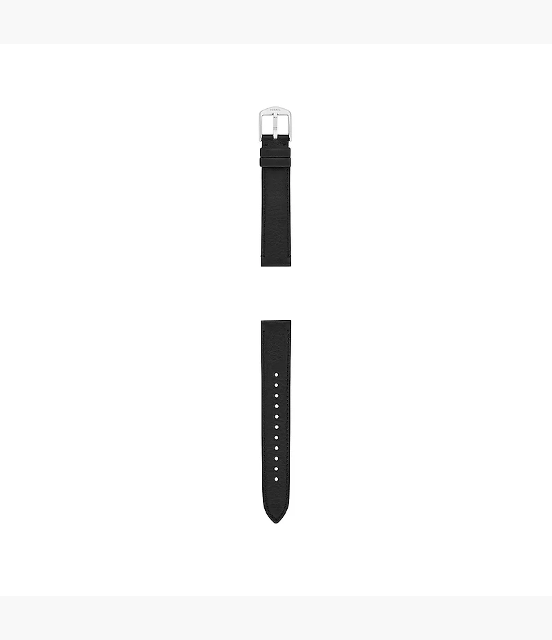 16mm Black LiteHide™ Leather Strap
