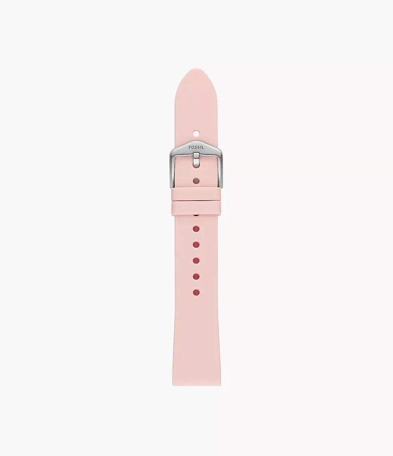 18mm Blush Silicone Strap