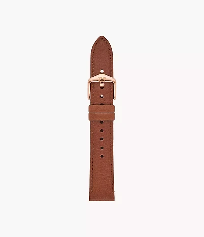 18mm Medium Brown LiteHide™ Leather Strap