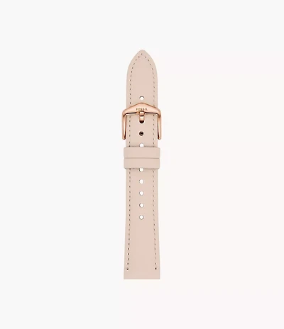 18mm Light Beige LiteHide™ Leather Strap