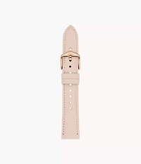 18mm Light Beige LiteHide™ Leather Strap