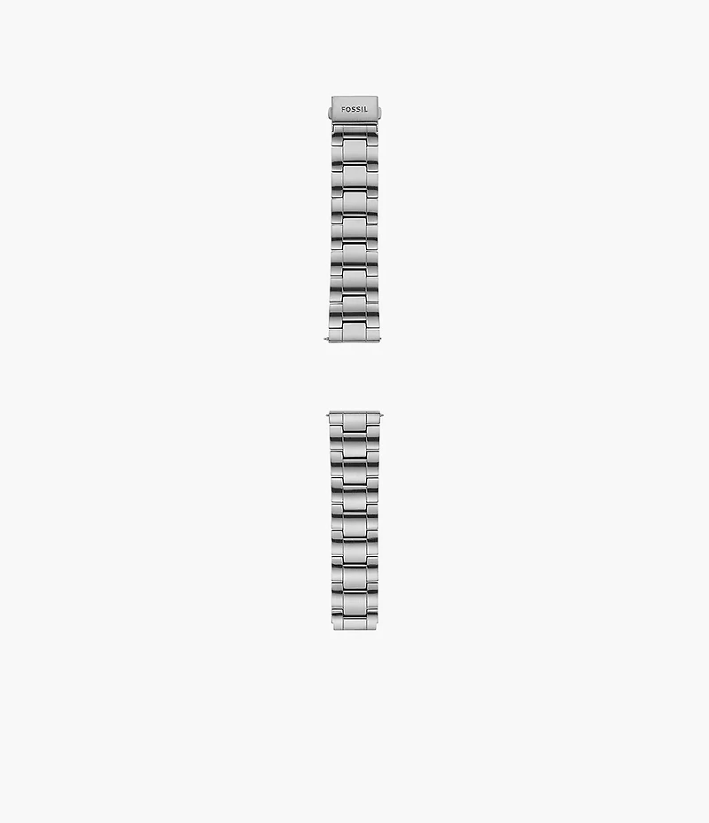 22 mm Three-Row Stainless Steel Bracelet