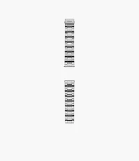 22 mm Three-Row Stainless Steel Bracelet