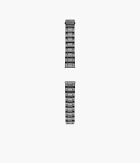 22mm Three-Row Smoke Stainless Steel Bracelet