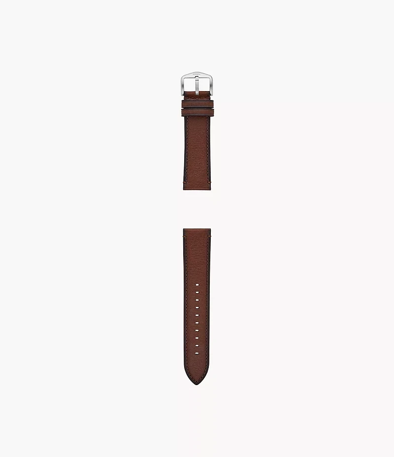 22mm Dark Brown LiteHide™ Leather Strap