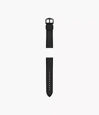 22mm Black LiteHide™ Leather Strap