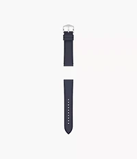22mm Navy LiteHide™ Leather Strap