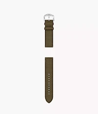 22mm Green Nylon Watch Strap