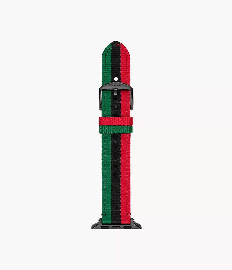 Black History Month Limited Edition 38/40/41/42mm Multicolor rPET Band for Apple Watch®
