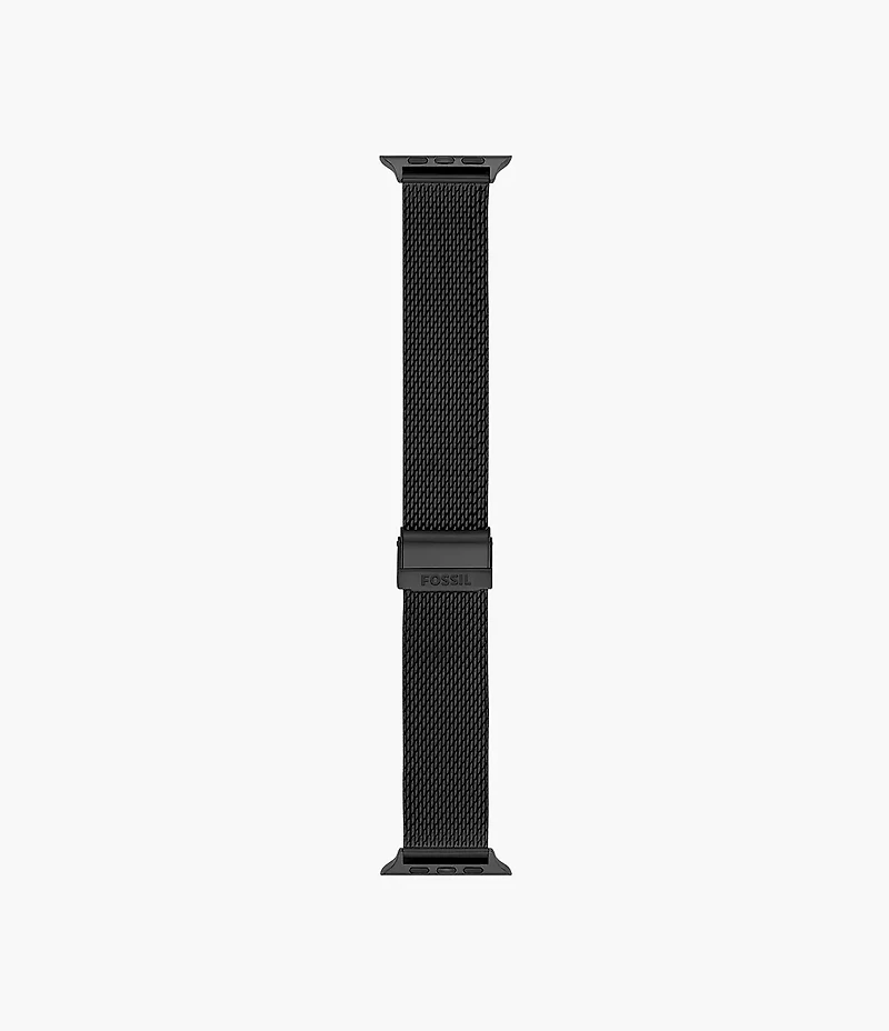 42/44/45/46/49mm Black Stainless Steel Band for Apple Watch®