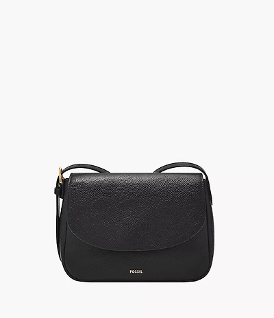 Kasey Leather Flap Crossbody Bag