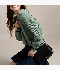 Kasey Leather Flap Crossbody Bag
