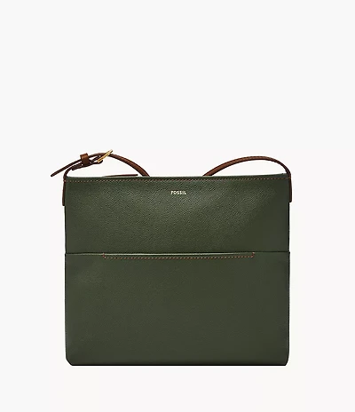 Phoebe Leather Large Crossbody Bag