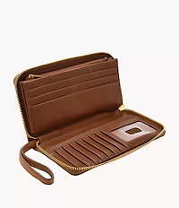 Liza Zip Around Clutch