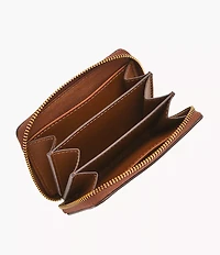 Logan RFID Zip Around Card Case