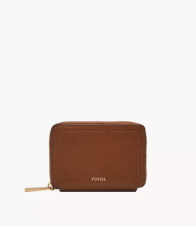 Logan RFID Zip Around Card Case