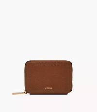 Logan RFID Zip Around Card Case