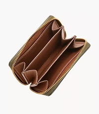 Logan RFID Zip Around Card Case