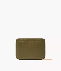 Logan RFID Zip Around Card Case