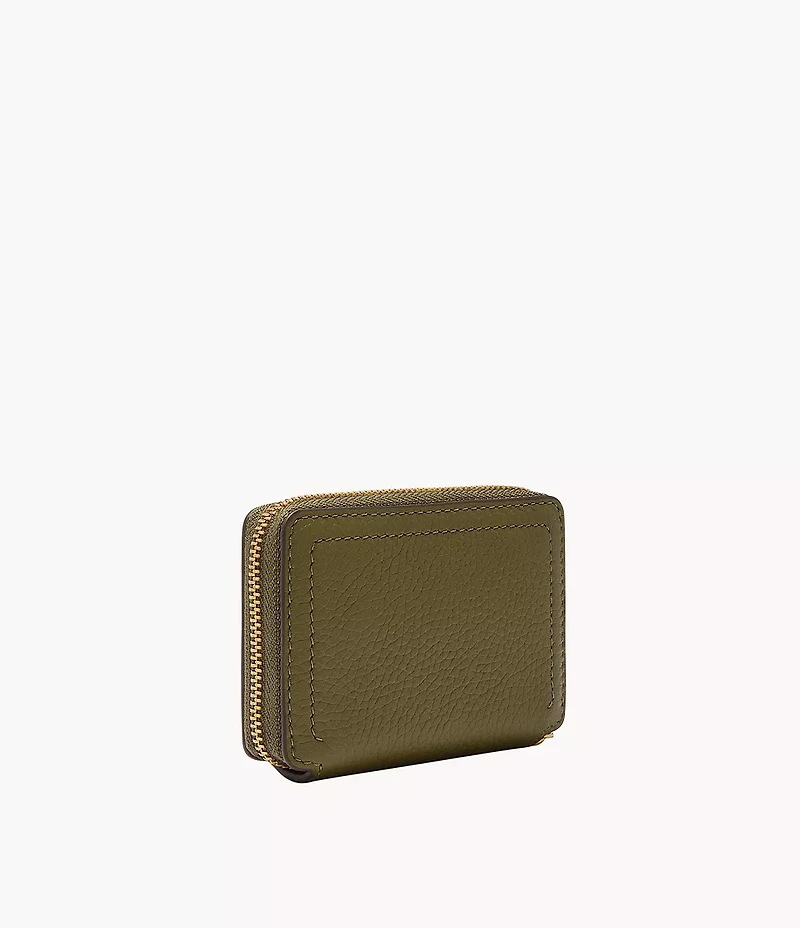 Logan RFID Zip Around Card Case