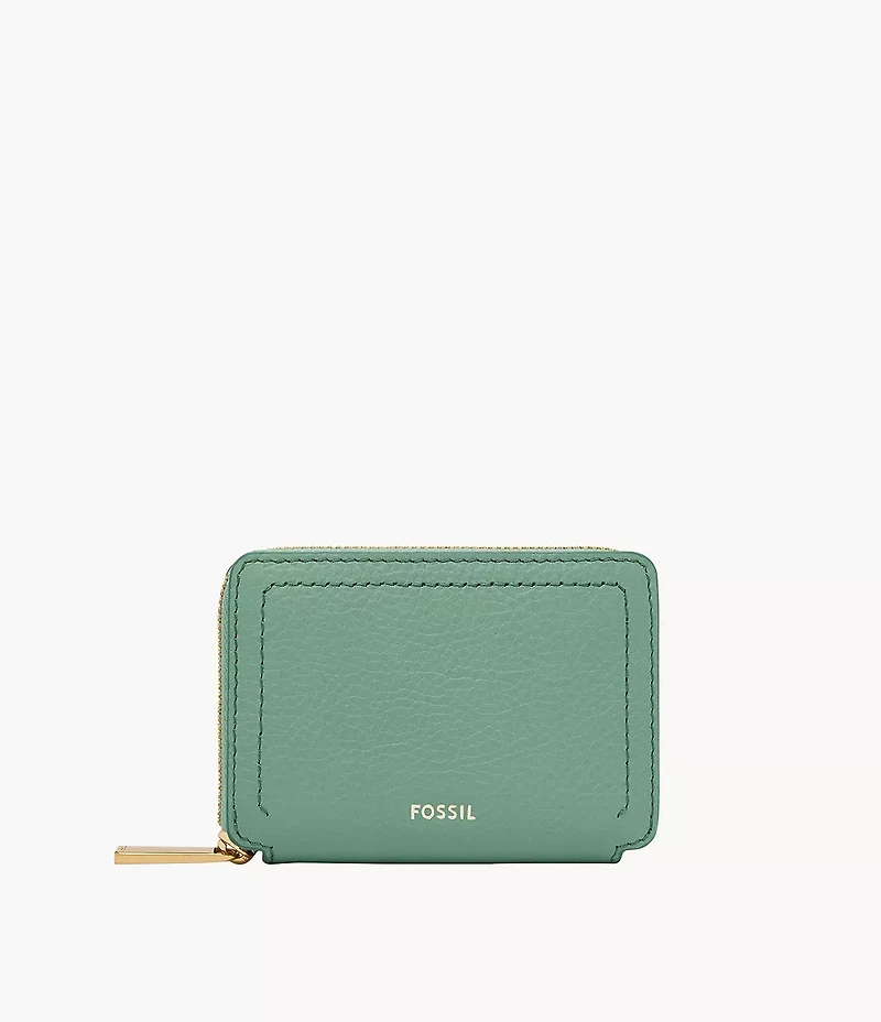 Logan RFID Zip Around Card Case